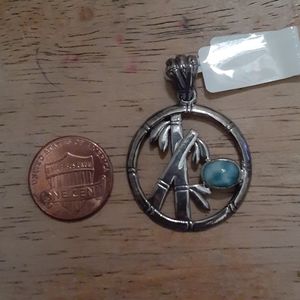 Bali Legacy Collection Larimar Sterling Silver